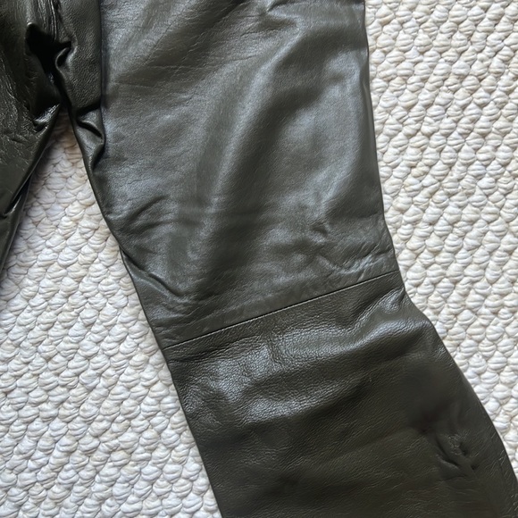 Leather Pants with Embroidery. - Picture 6 of 8